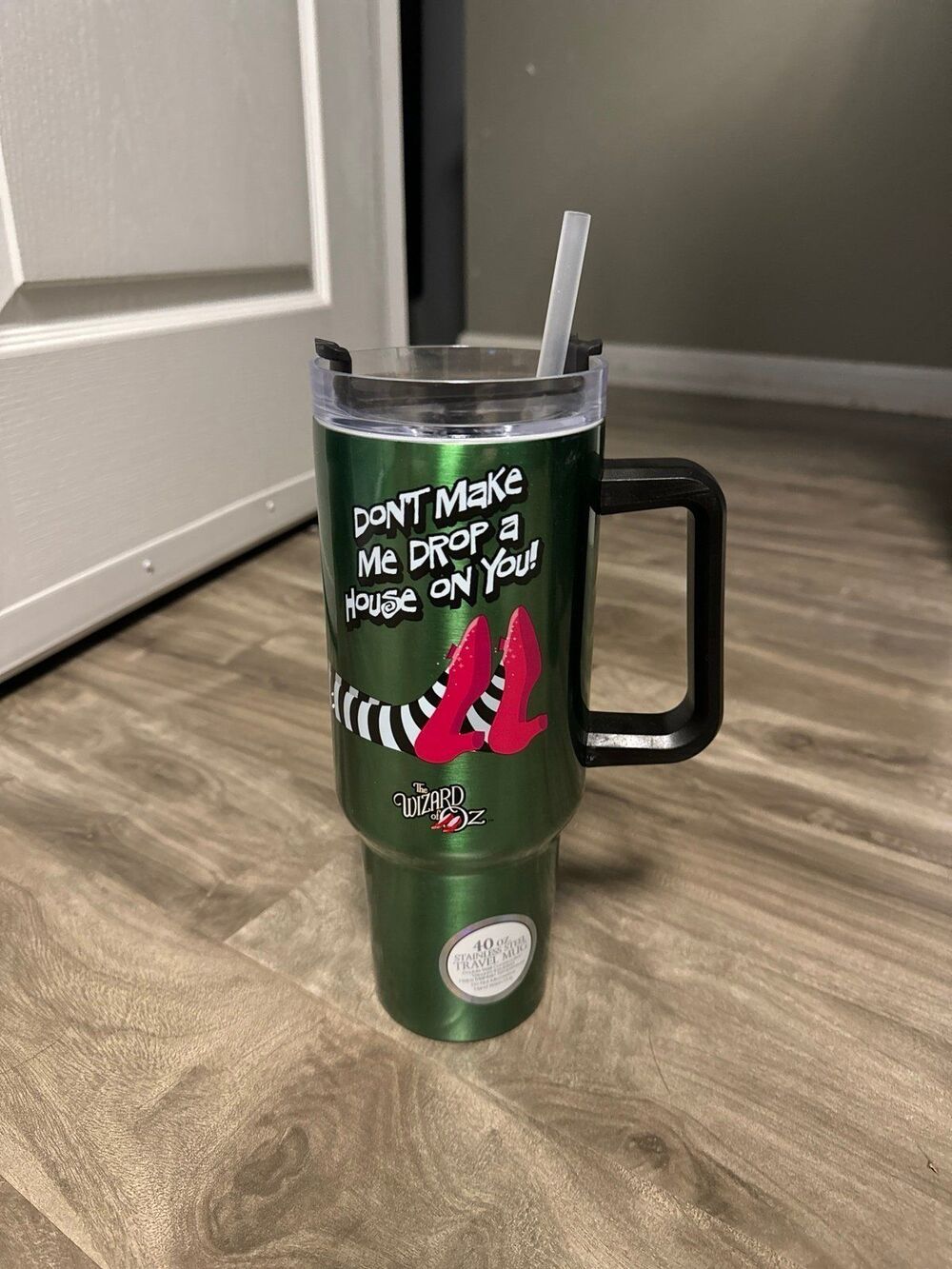 NEW Wizard of Oz Stainless Steel 40 oz. Tumbler Cup Don’t Make Drop House Wicked